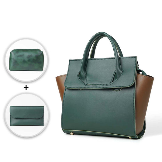 Greek set of 3 Bag green & brown - astorebags.pk