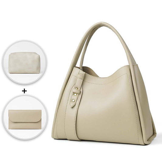 Humor bag set of 3 beige - astorebags.pk