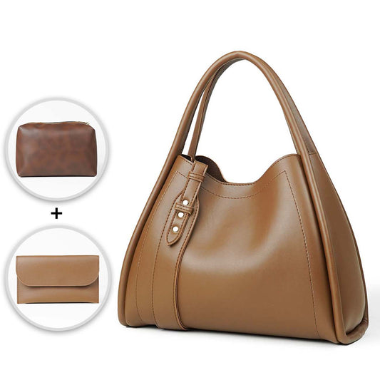 Humor bag set of 3 brown - astorebags.pk