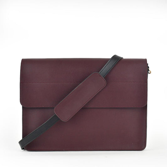 Laptop Bag Maroon (UNISEX) - astorebags.pk