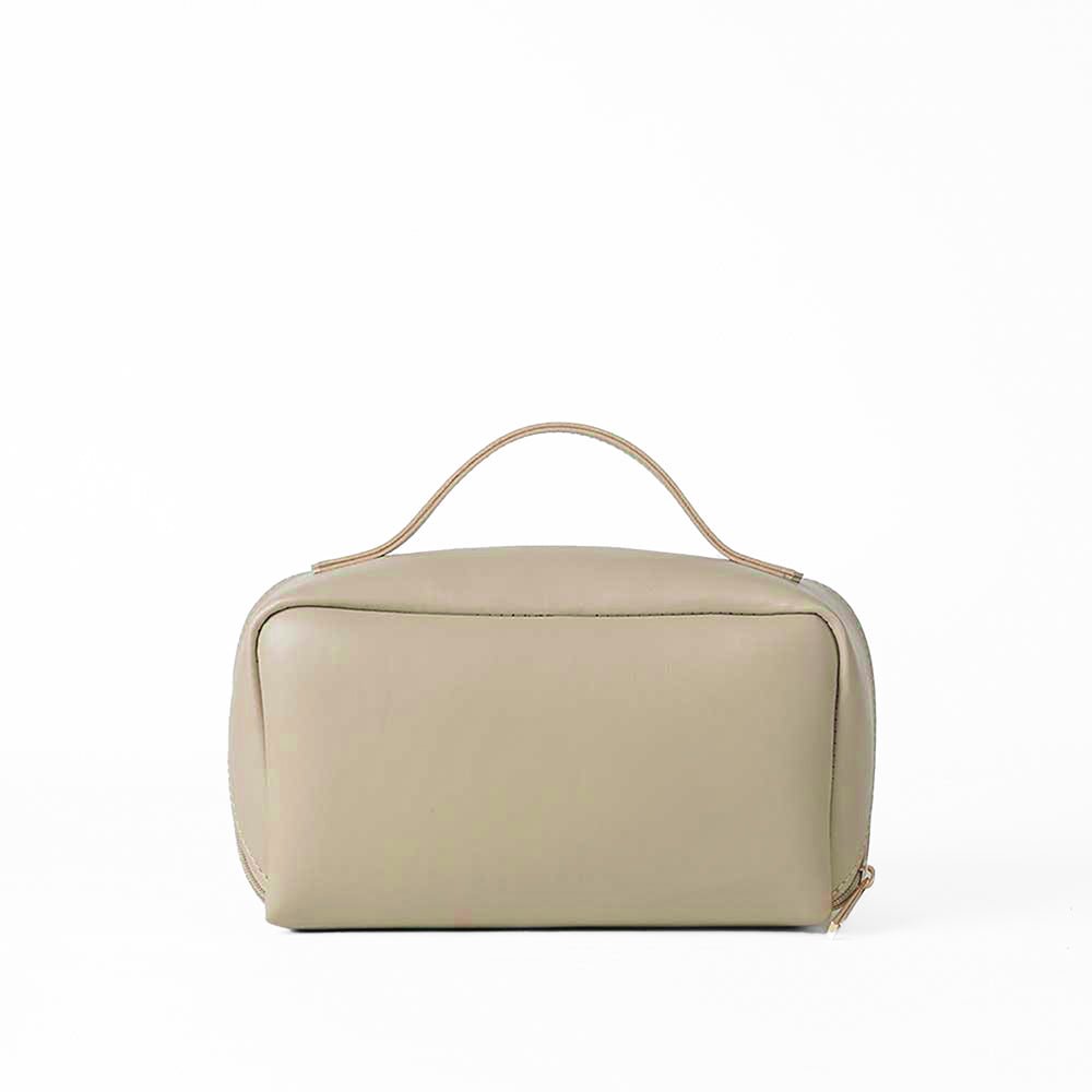 Large Capacity Travel Cosmetic Bag Beige - astorebags.pk