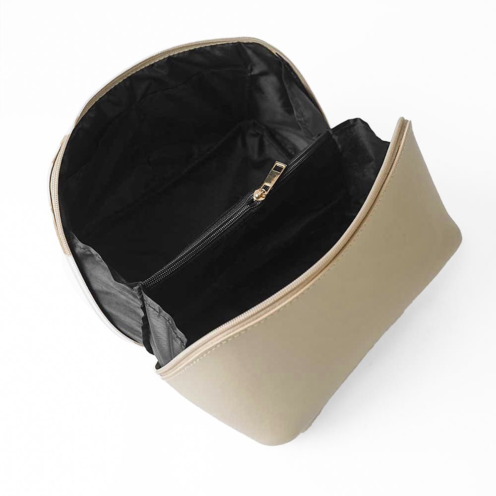 Large Capacity Travel Cosmetic Bag Beige - astorebags.pk