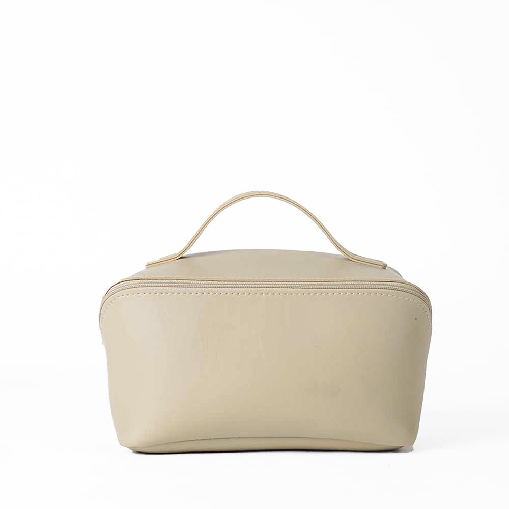 Large Capacity Travel Cosmetic Bag Beige - astorebags.pk