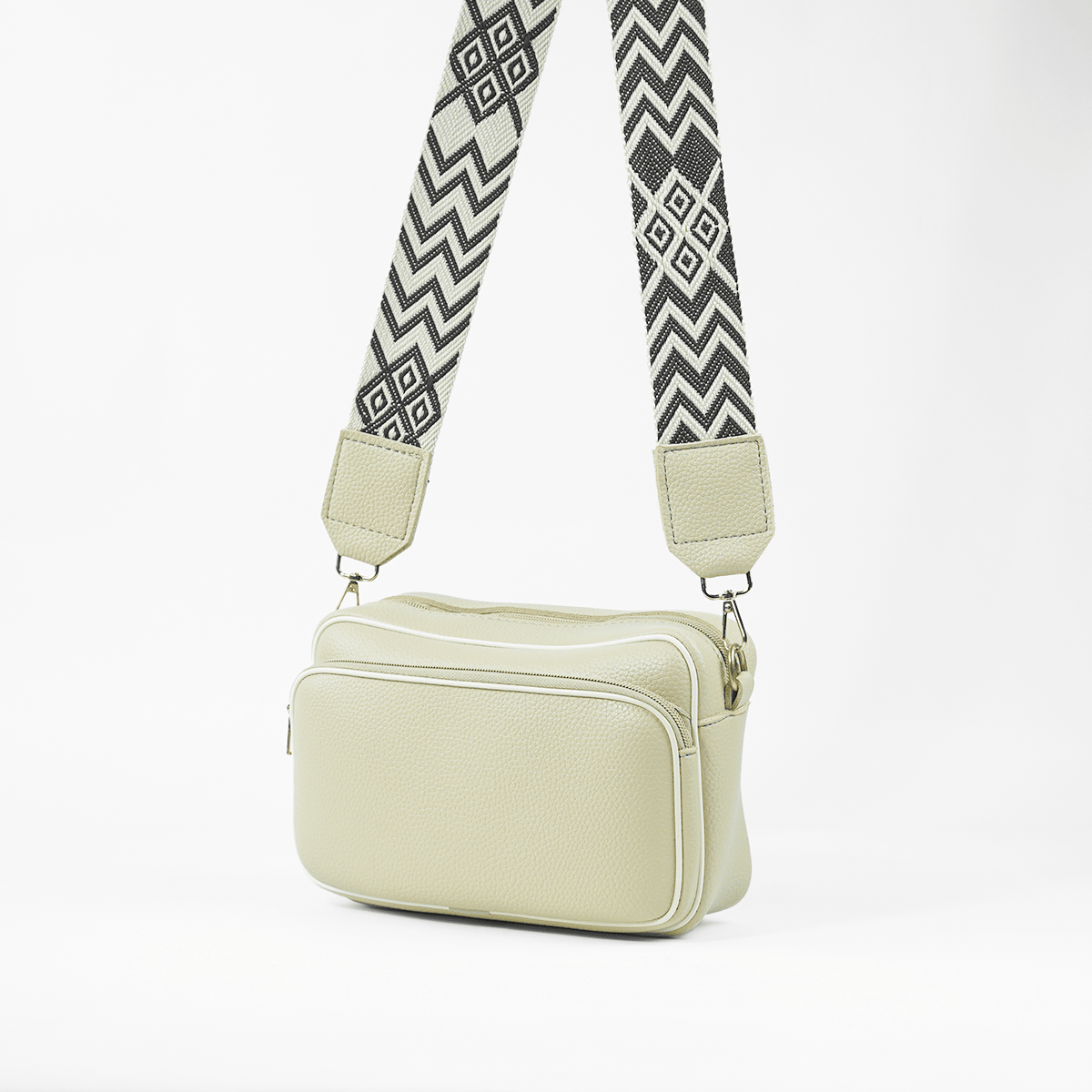 Messenger Shoulder Bag Beige - astorebags.pk
