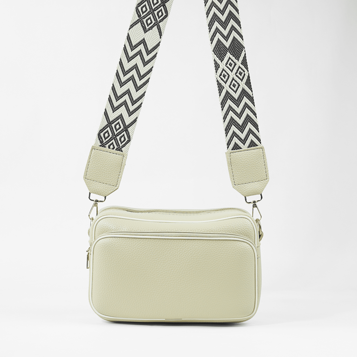 Messenger Shoulder Bag Beige - astorebags.pk