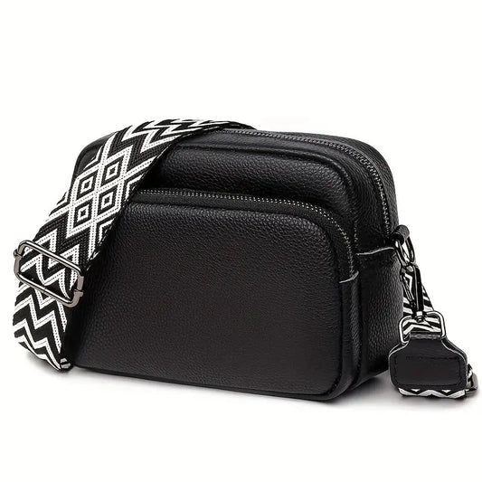 Messenger Shoulder Bag Black - astorebags.pk