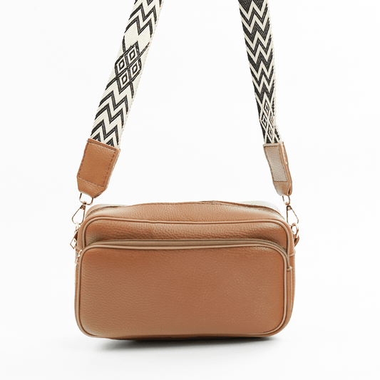 Messenger Shoulder Bag Brown - astorebags.pk