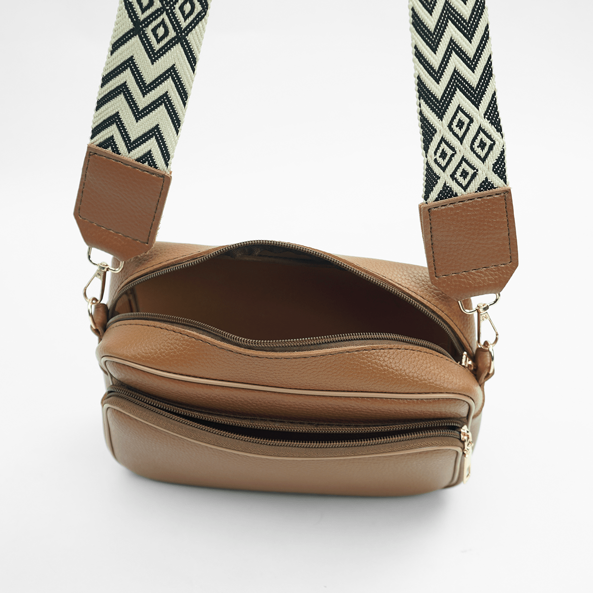 Messenger Shoulder Bag Brown - astorebags.pk