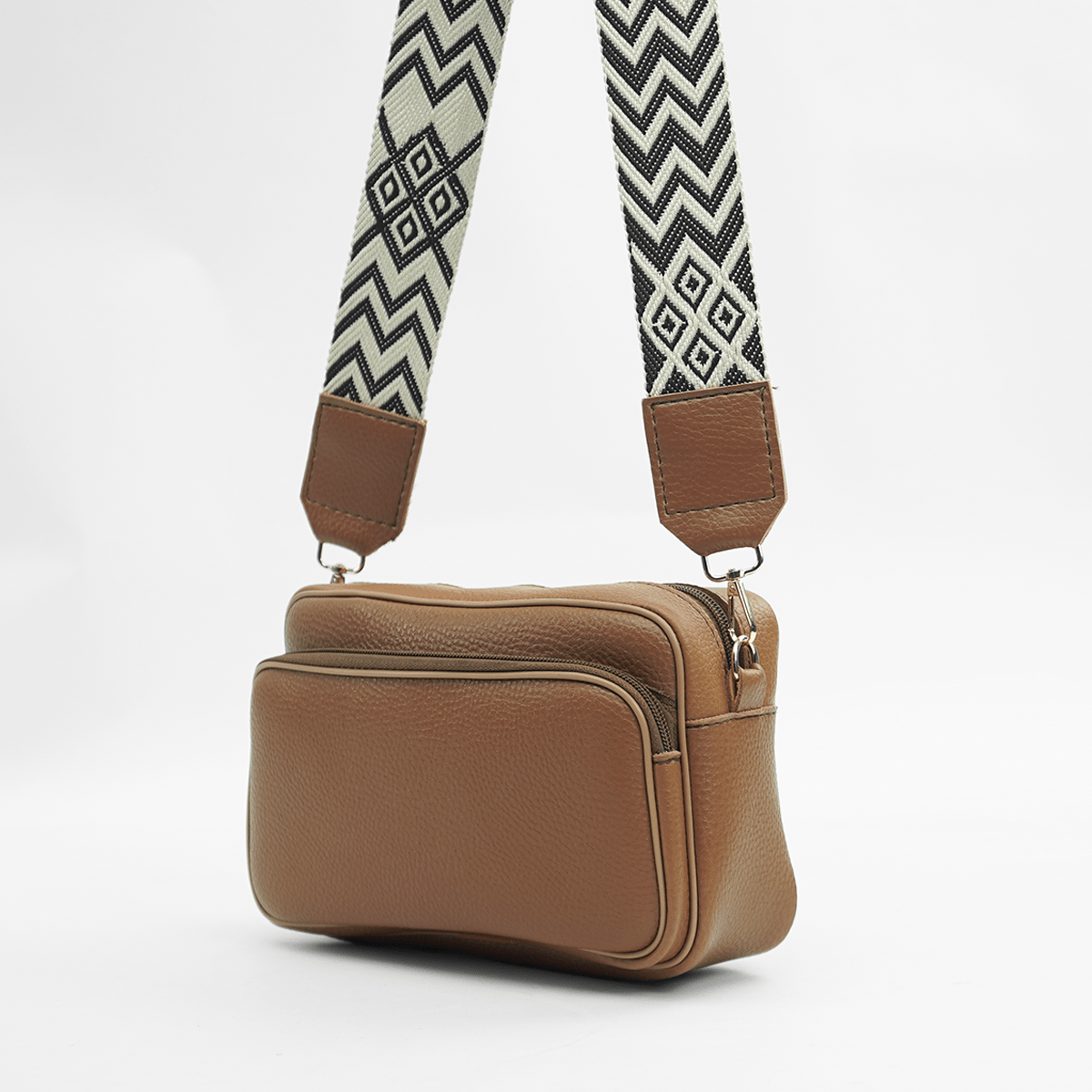 Messenger Shoulder Bag Brown - astorebags.pk