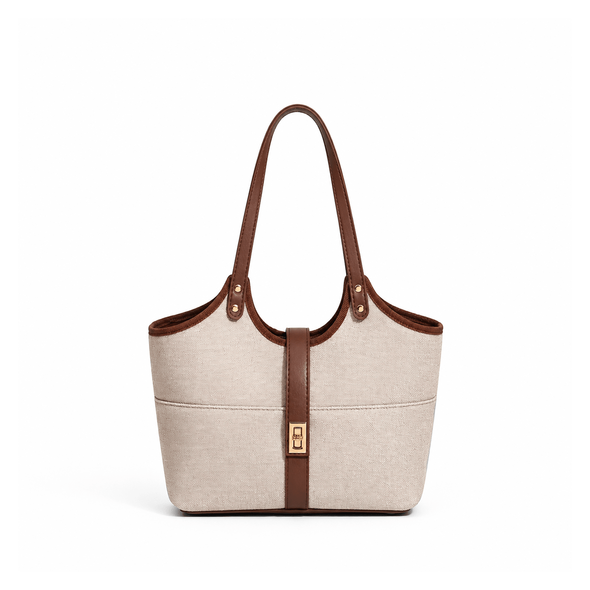 Mira Bag Beige & Brown - astorebags.pk