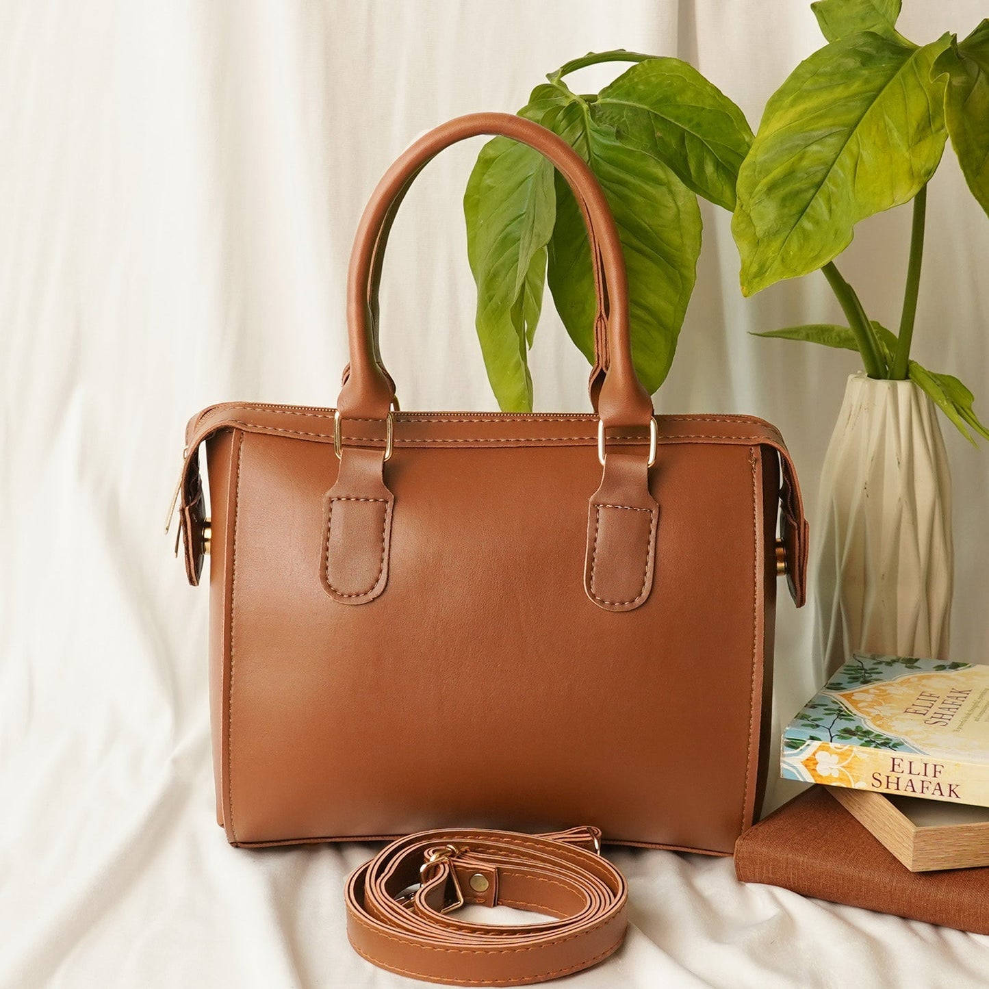 Olive Bag Set of 3 Brown - astorebags.pk
