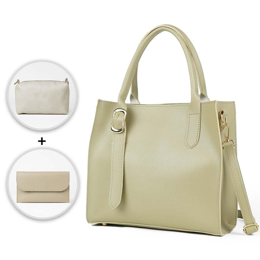 Posh set of 3 Bag beige - astorebags.pk