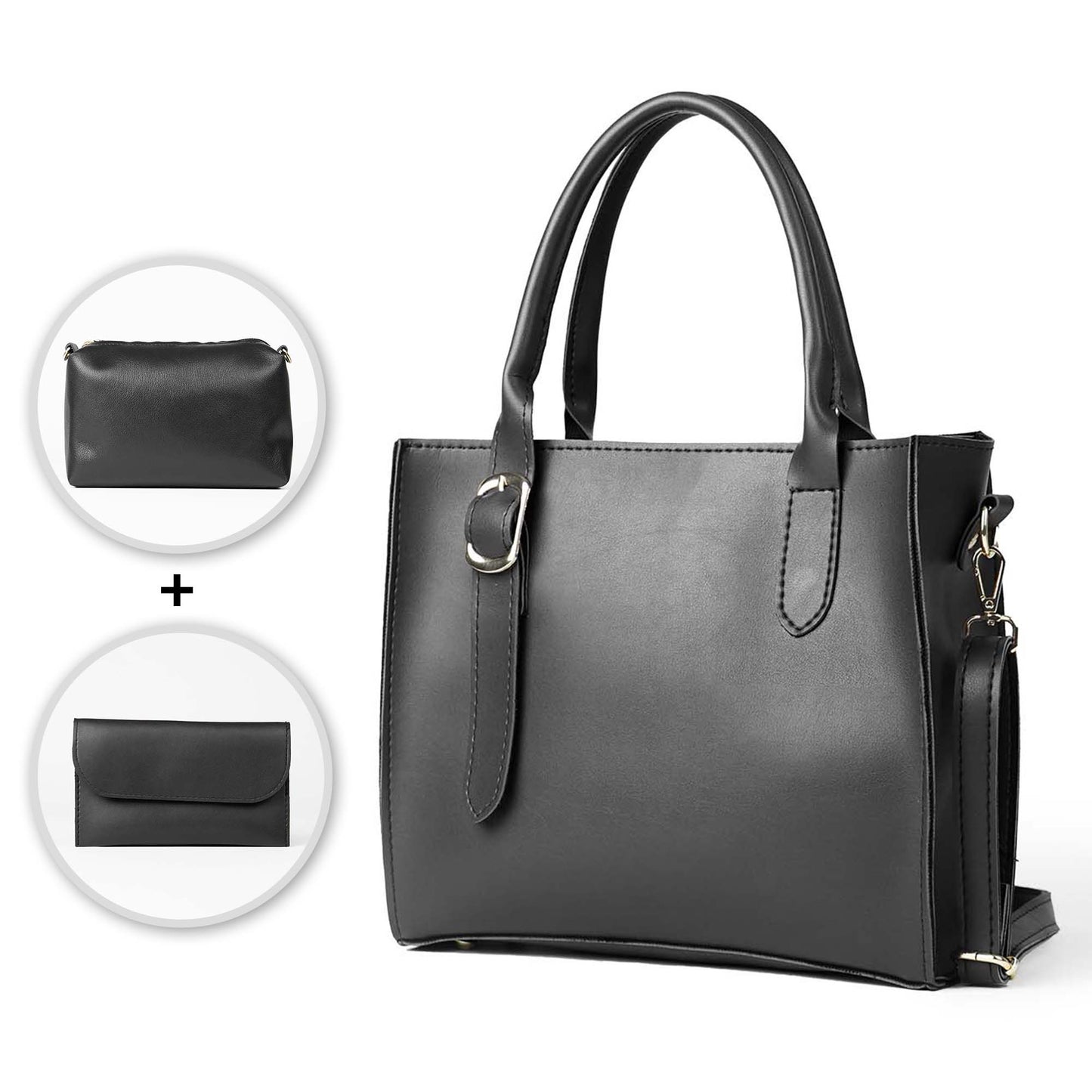 Posh set of 3 Bag black - astorebags.pk