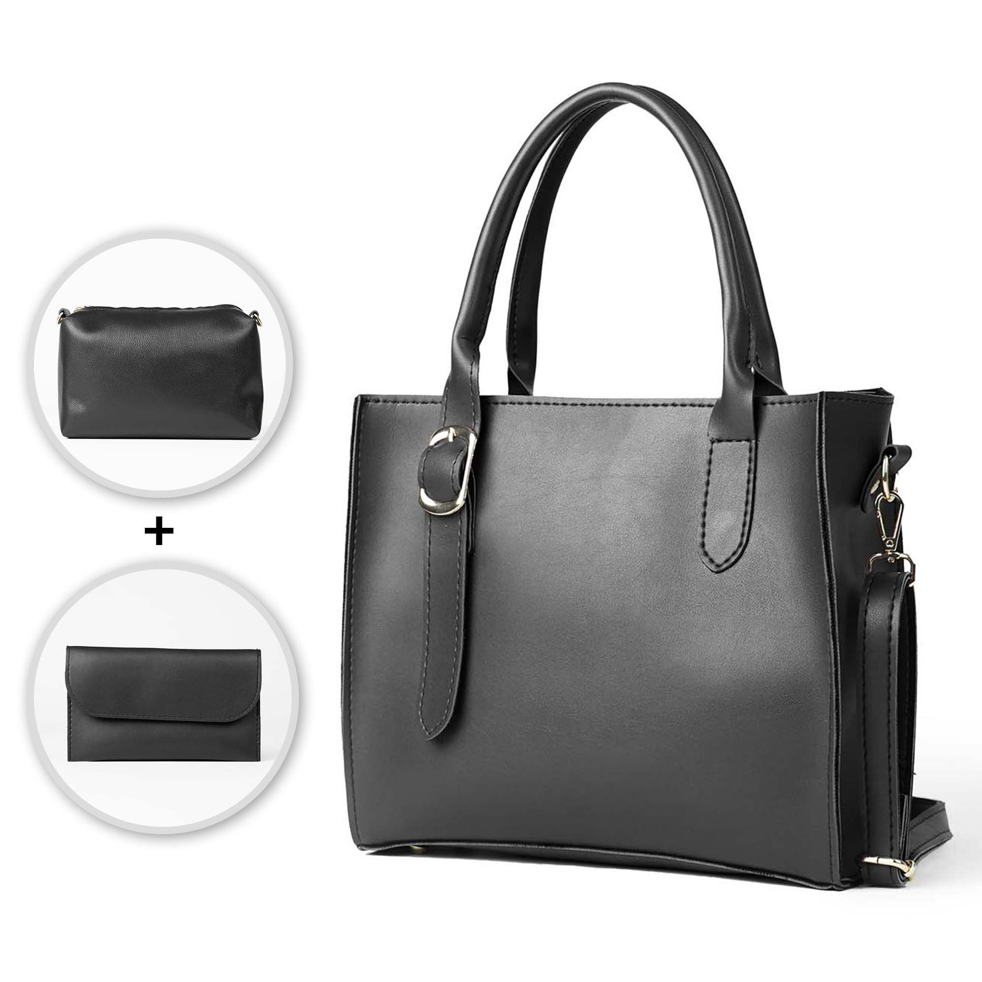 Posh set of 3 Bag black - astorebags.pk