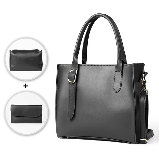 Posh set of 3 Bag black - astorebags.pk