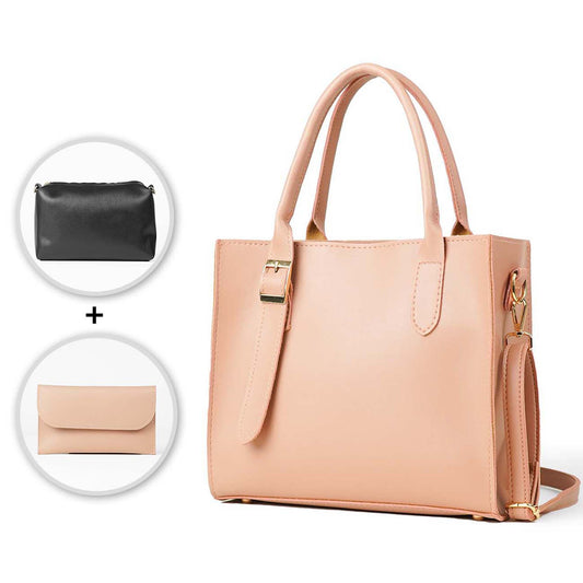 Posh set of 3 Bag peach - astorebags.pk