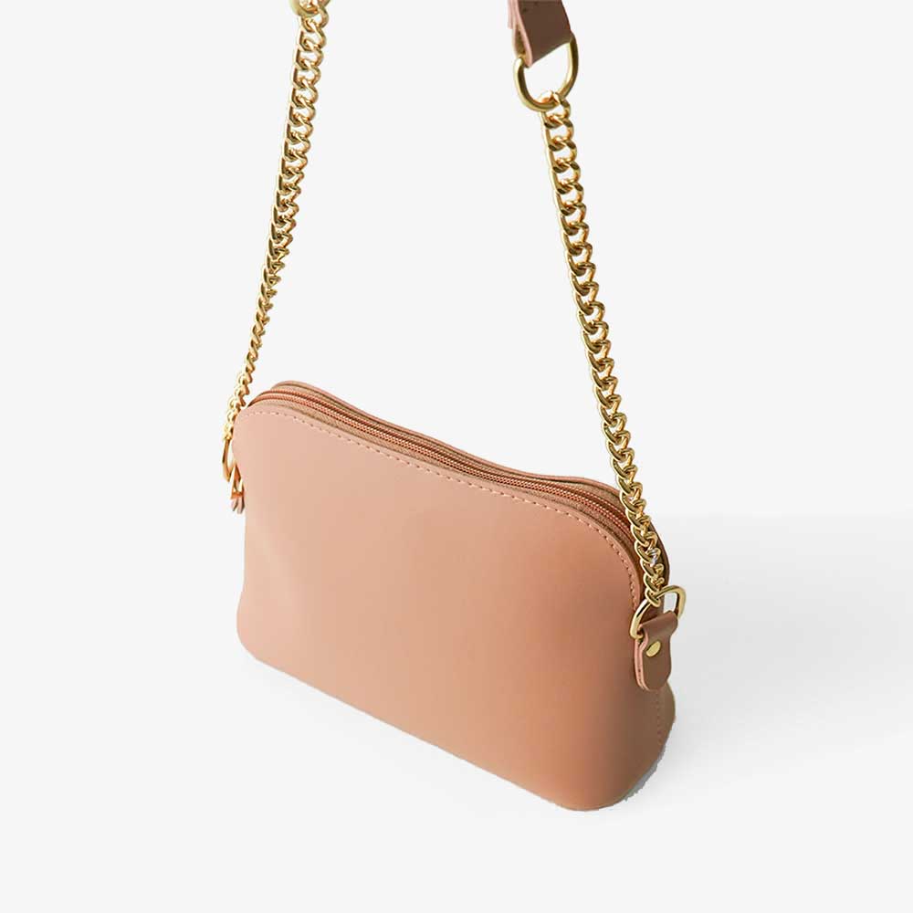 Pouch Size Shoulder Bag Peach - astorebags.pk