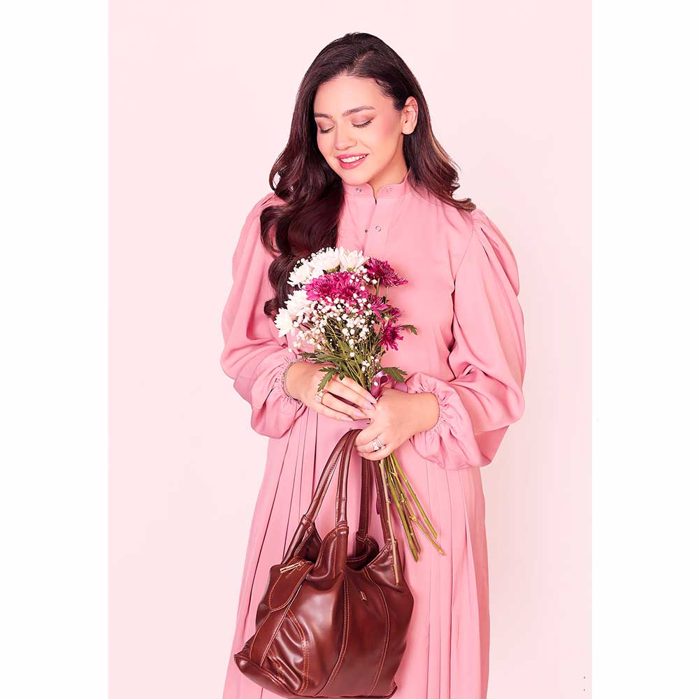Scrunchie Bag Brown - astorebags.pk