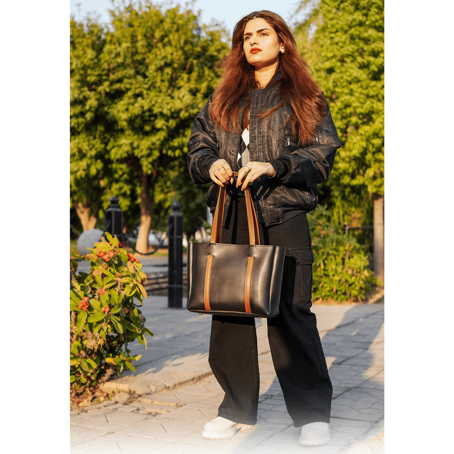 Stay Bag Black and Brown - astorebags.pk
