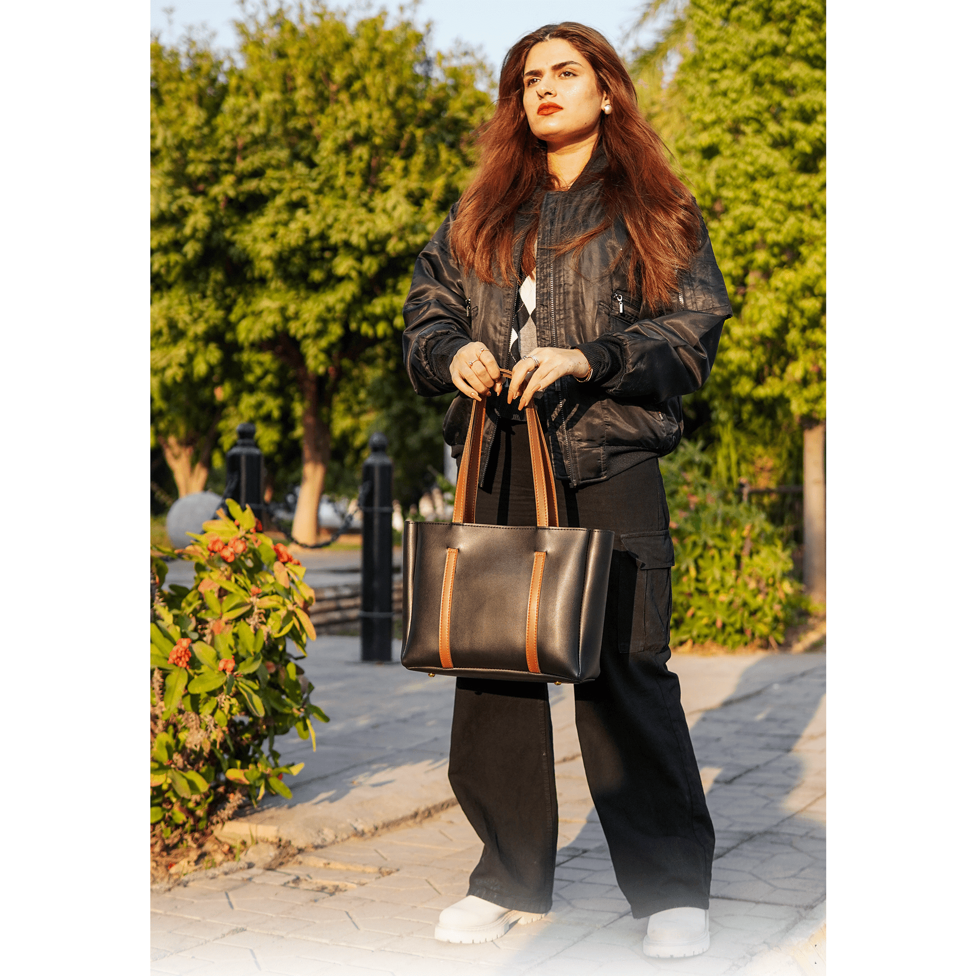 Stay Bag Black and Brown - astorebags.pk