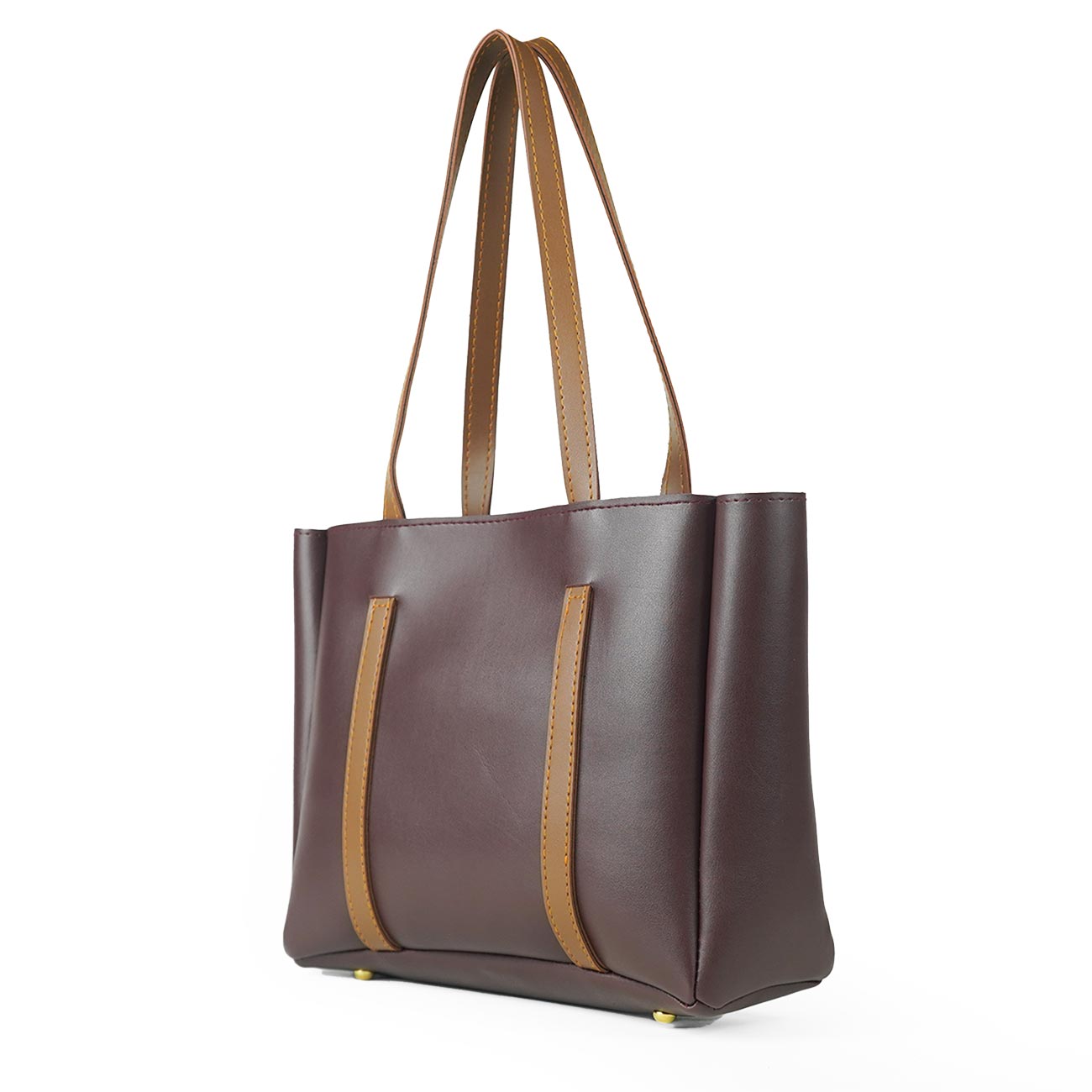 Stay Bag Maroon and Brown - astorebags.pk