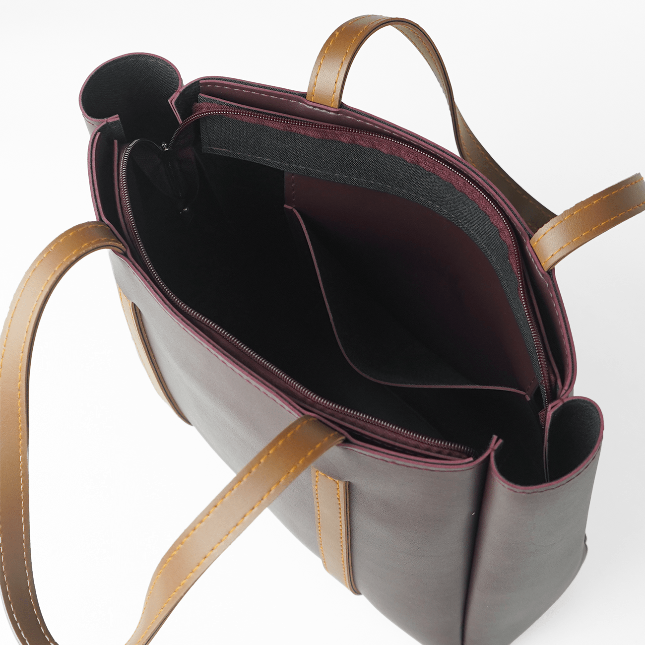 Stay Bag Maroon and Brown - astorebags.pk