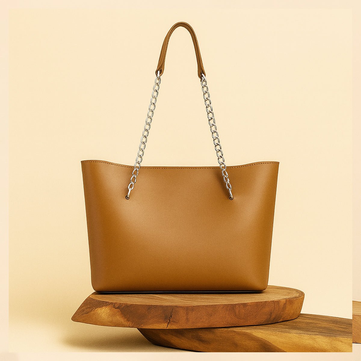 Verona Tote Bag Brown - astorebags.pk