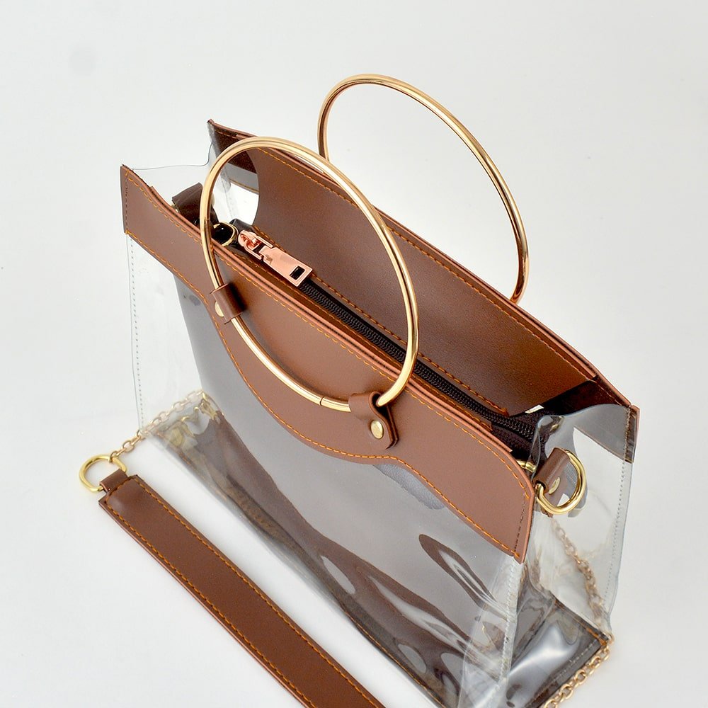 Acrylic Bag Brown - astorebags.pk