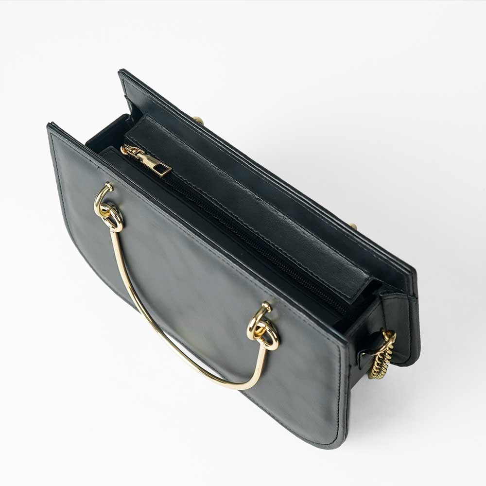 Corvette Bag Black (Plain) - astorebags.pk