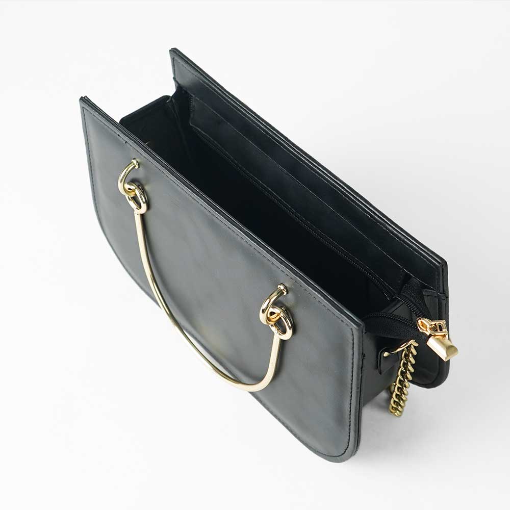 Corvette Bag Black (Plain) - astorebags.pk