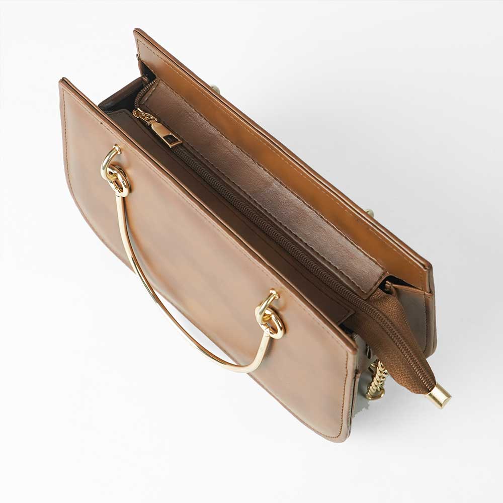 Corvette Bag (Brown plain) - astorebags.pk