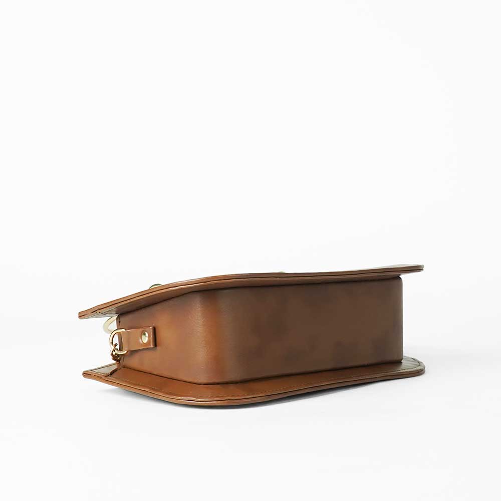 Corvette Bag (Brown plain) - astorebags.pk