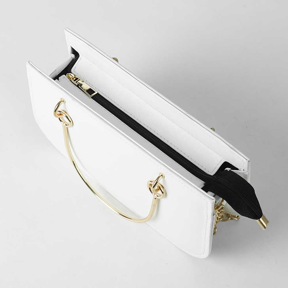 Corvette Bag (White Plain) - astorebags.pk