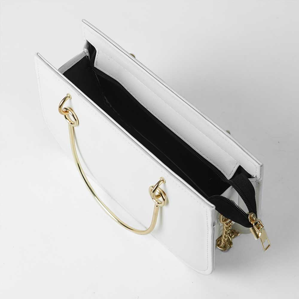Corvette Bag (White Plain) - astorebags.pk
