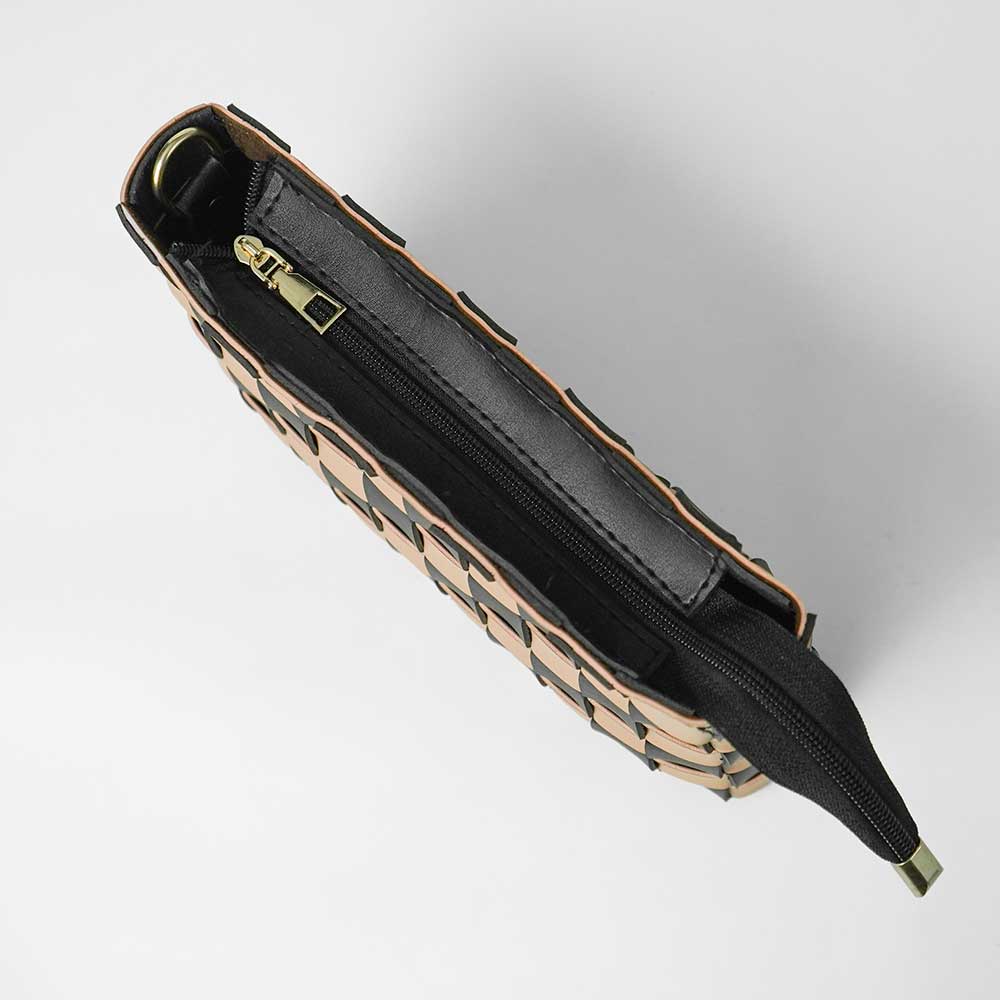 Cot Bag (Black & Peach) - astorebags.pk