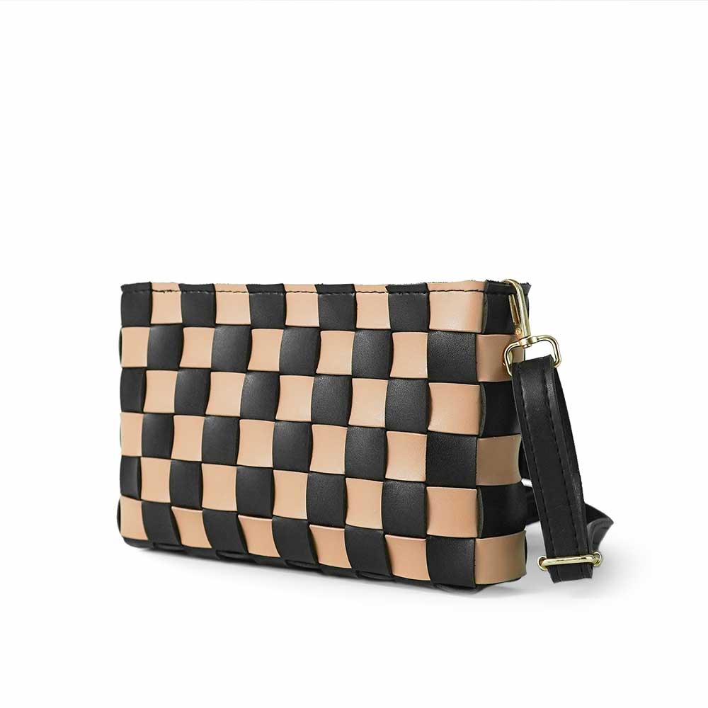 Cot Bag (Black & Peach) - astorebags.pk