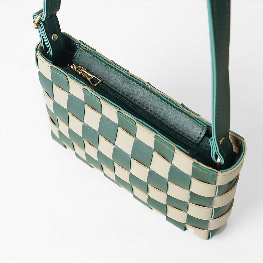 Cot Bag (Green & Beige) - astorebags.pk