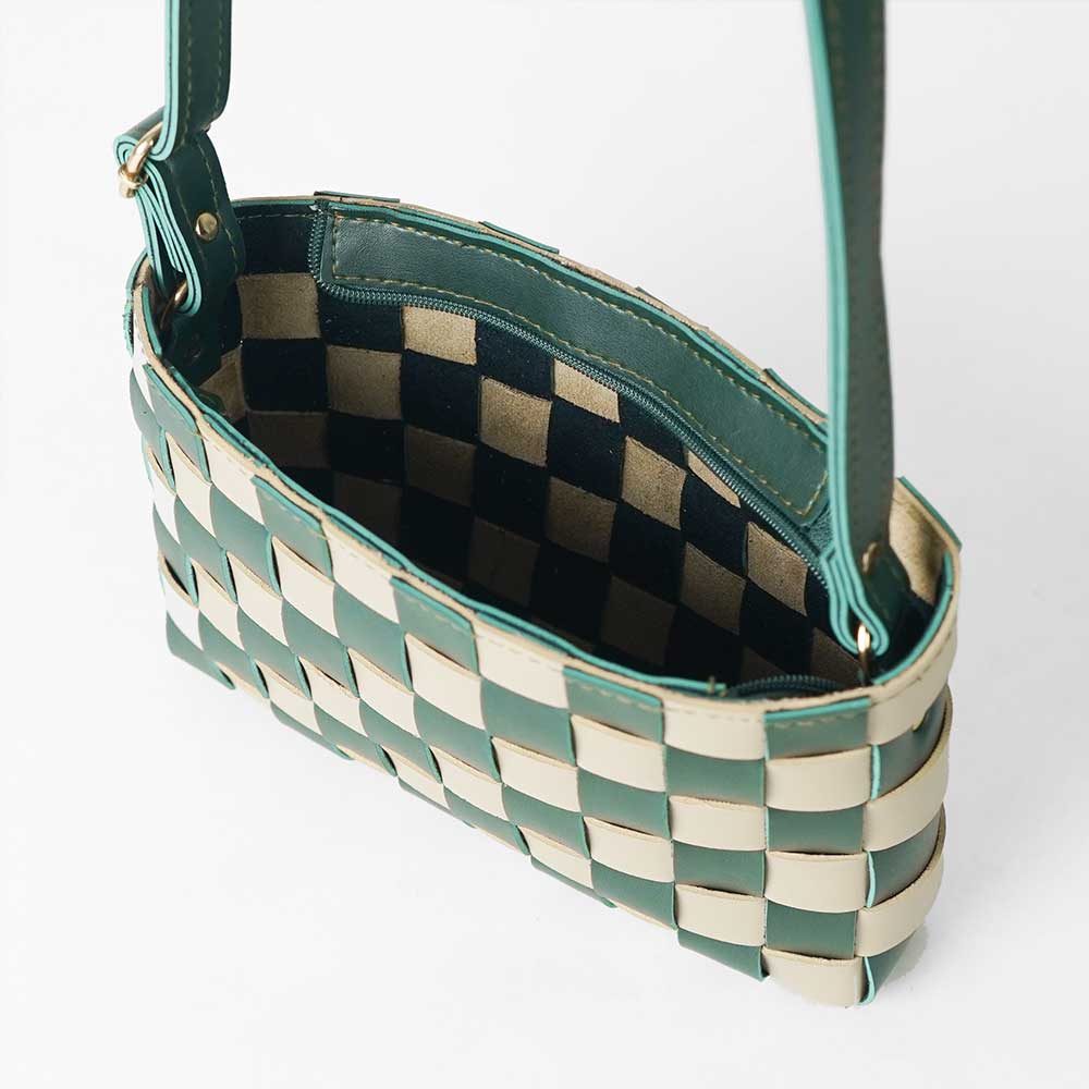 Cot Bag (Green & Beige) - astorebags.pk