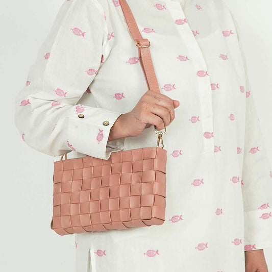 Cot Bag Peach - astorebags.pk