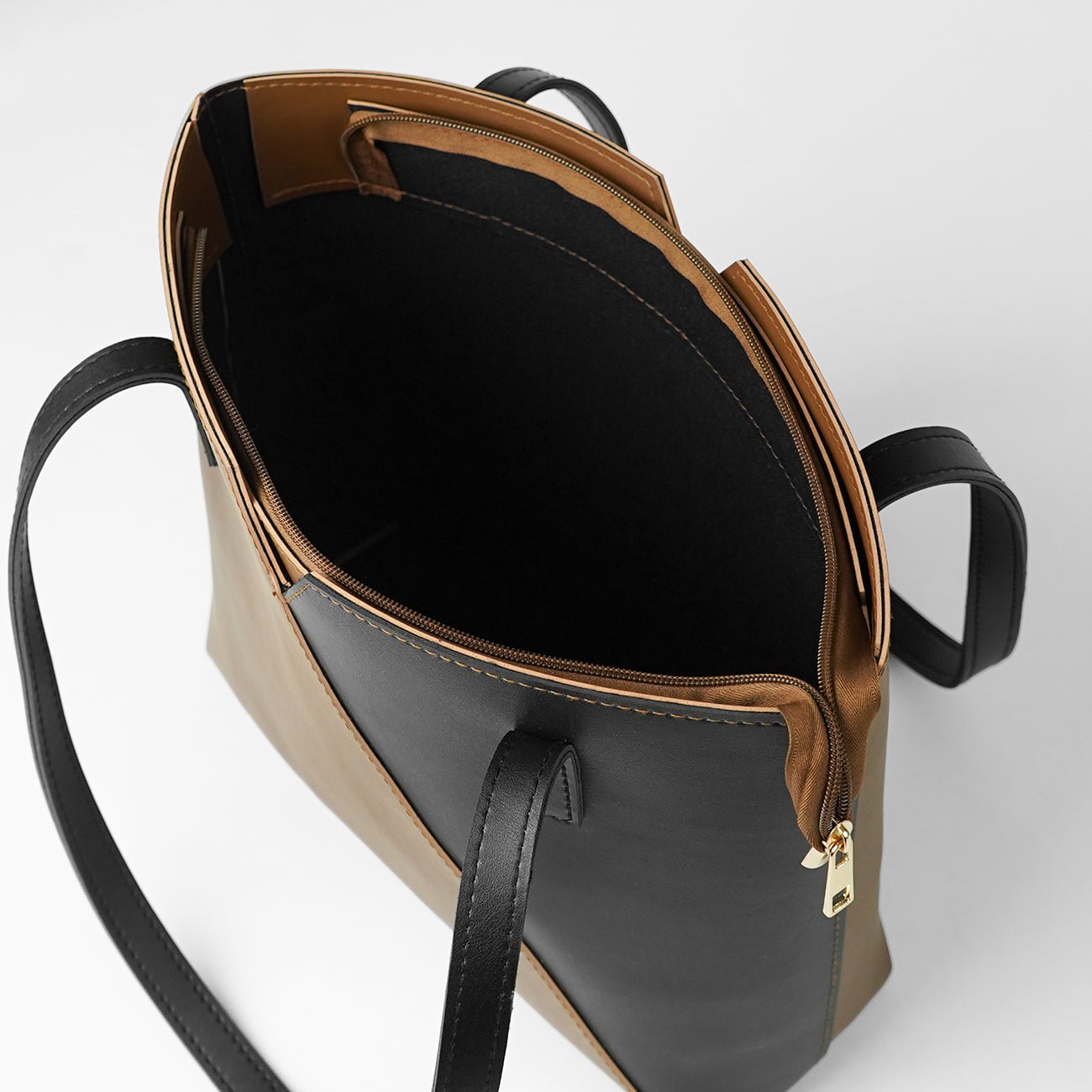 Criss Cross Bag brown & black - astorebags.pk