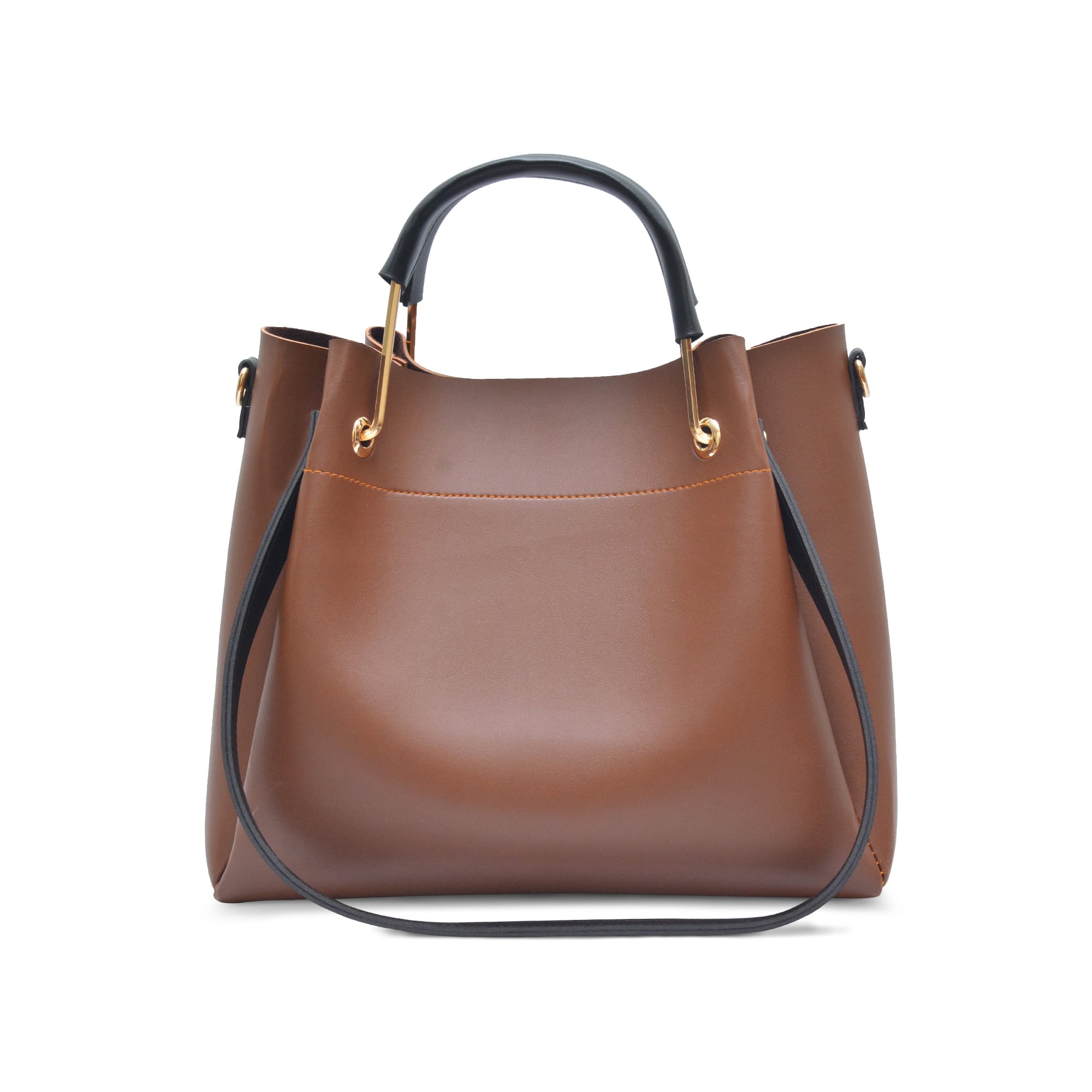 Emerald Bag with pouch (Brown) - astorebags.pk