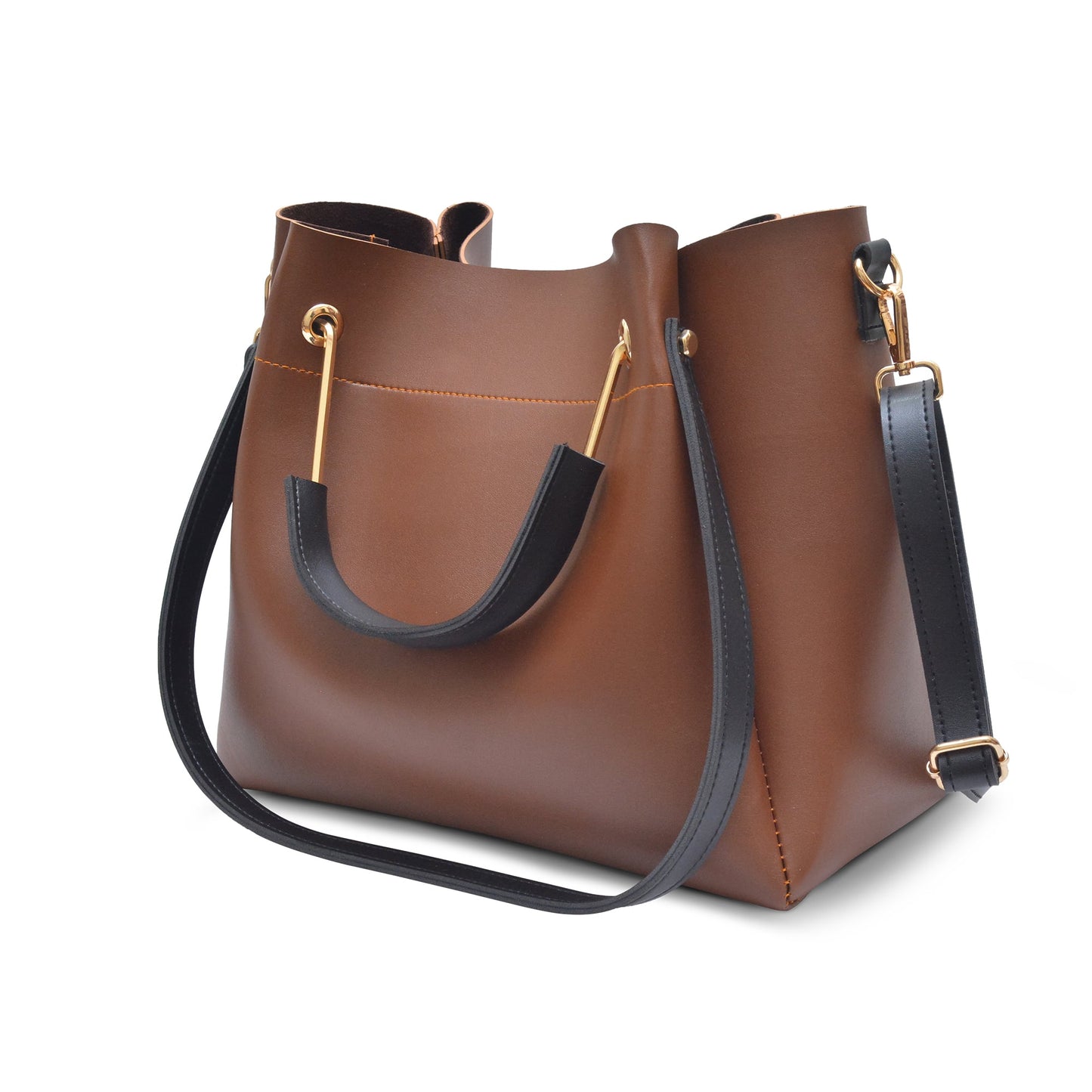 Emerald Bag with pouch (Brown) - astorebags.pk