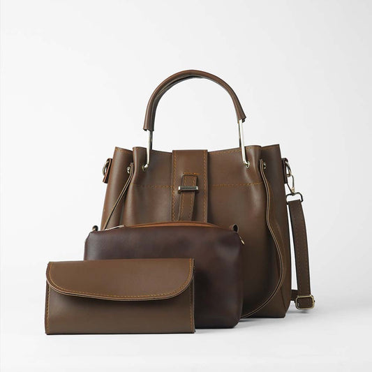 Emerald Set of 3 bag brown - astorebags.pk
