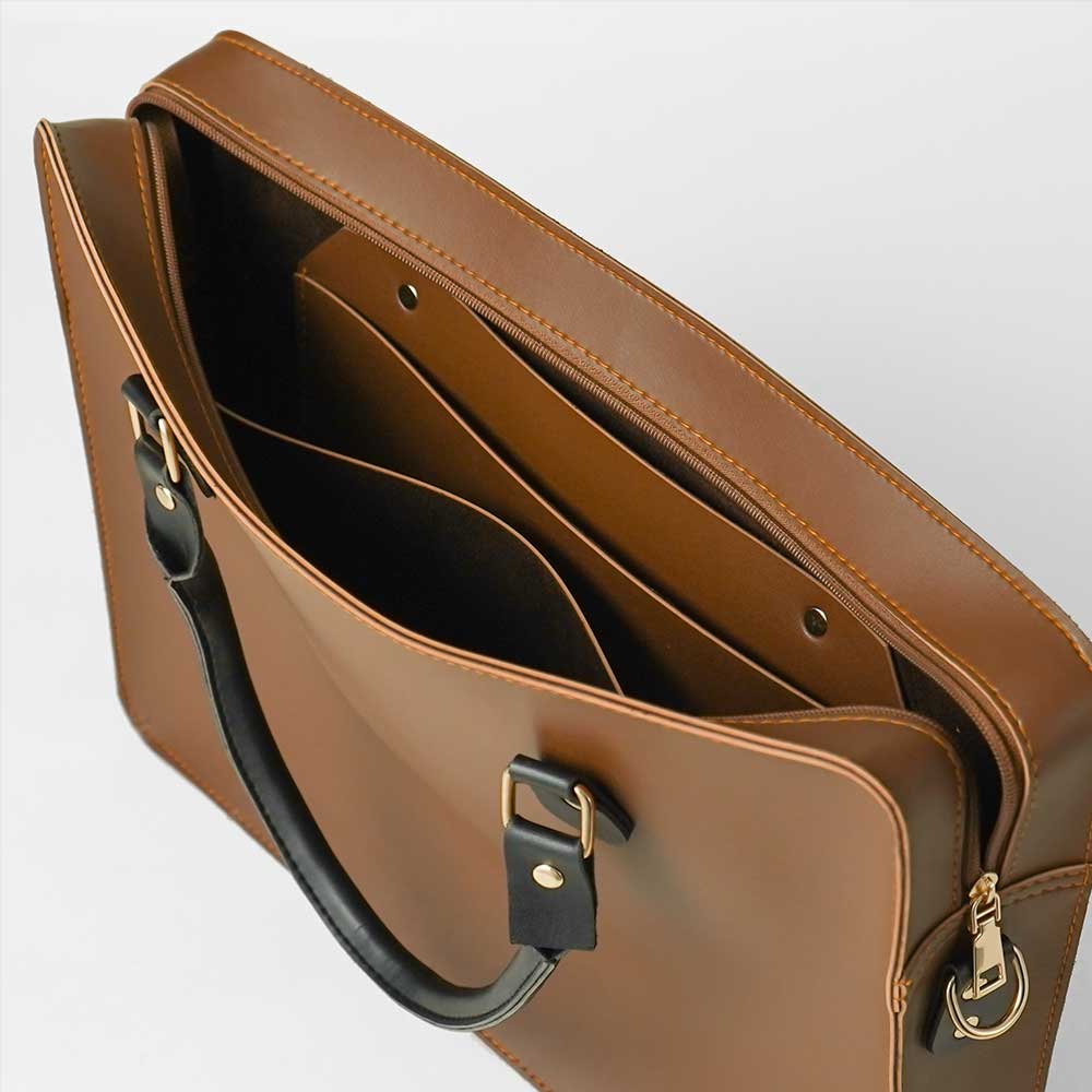 Fizzy Laptop Bag Brown - astorebags.pk