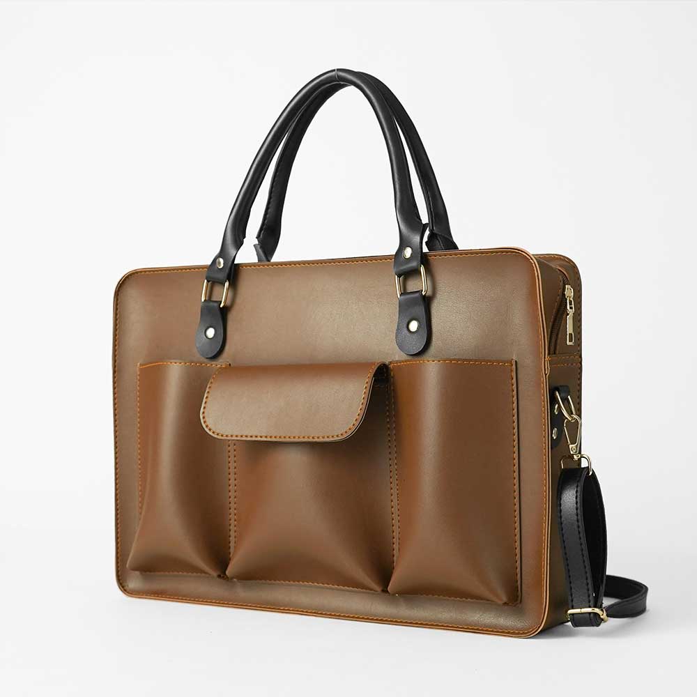 Fizzy Laptop Bag Brown - astorebags.pk