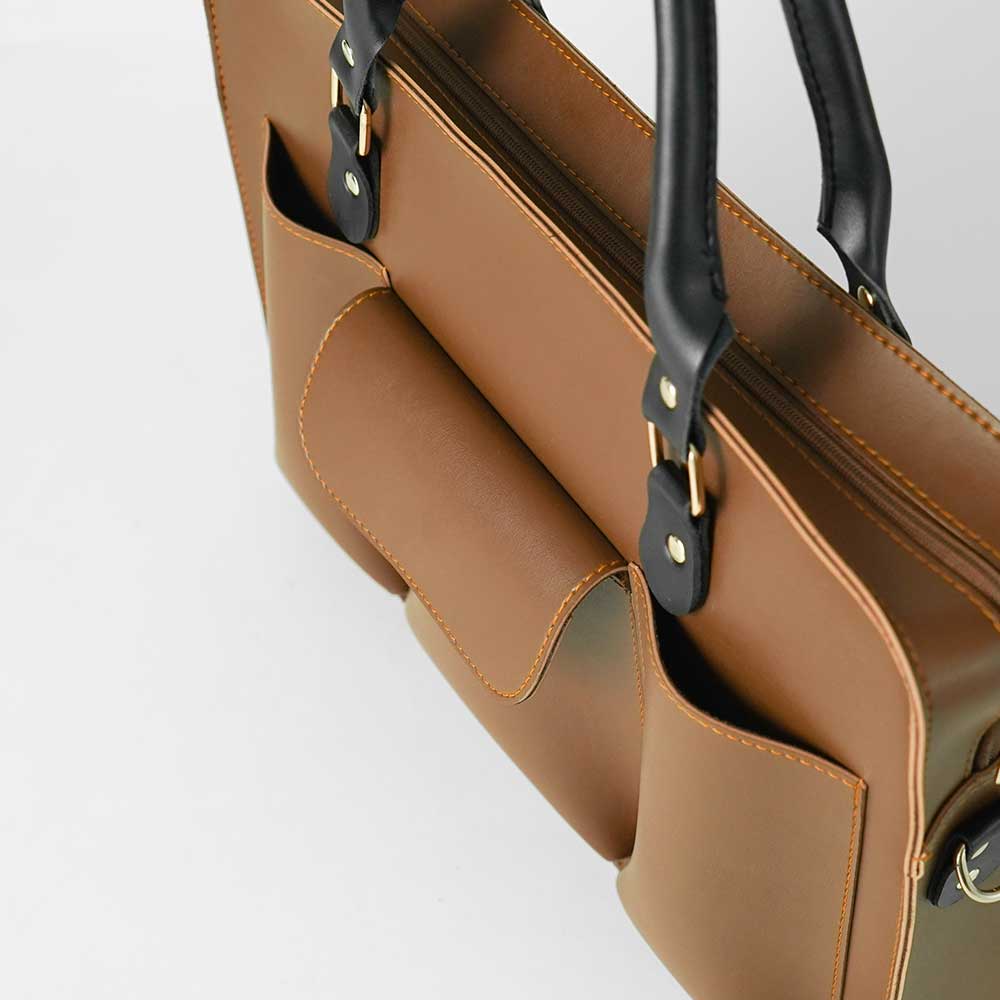 Fizzy Laptop Bag Brown - astorebags.pk