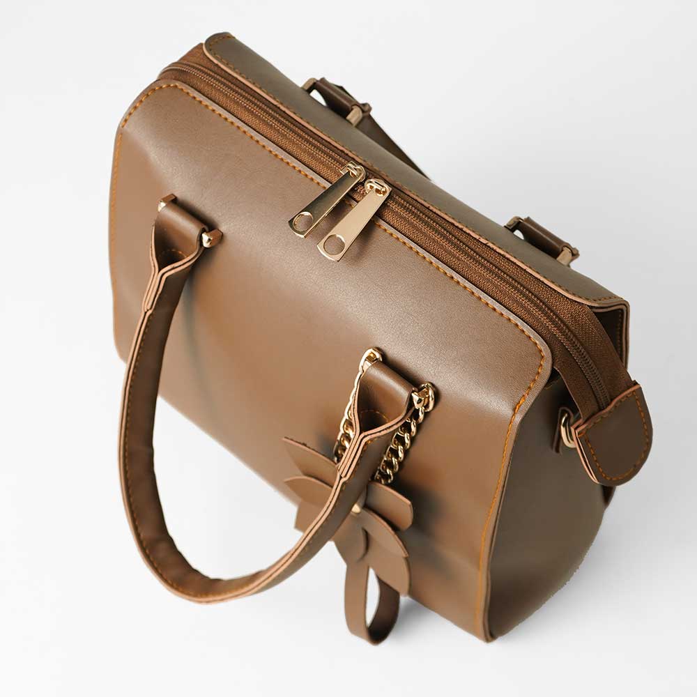 Floweret Bag Brown - astorebags.pk