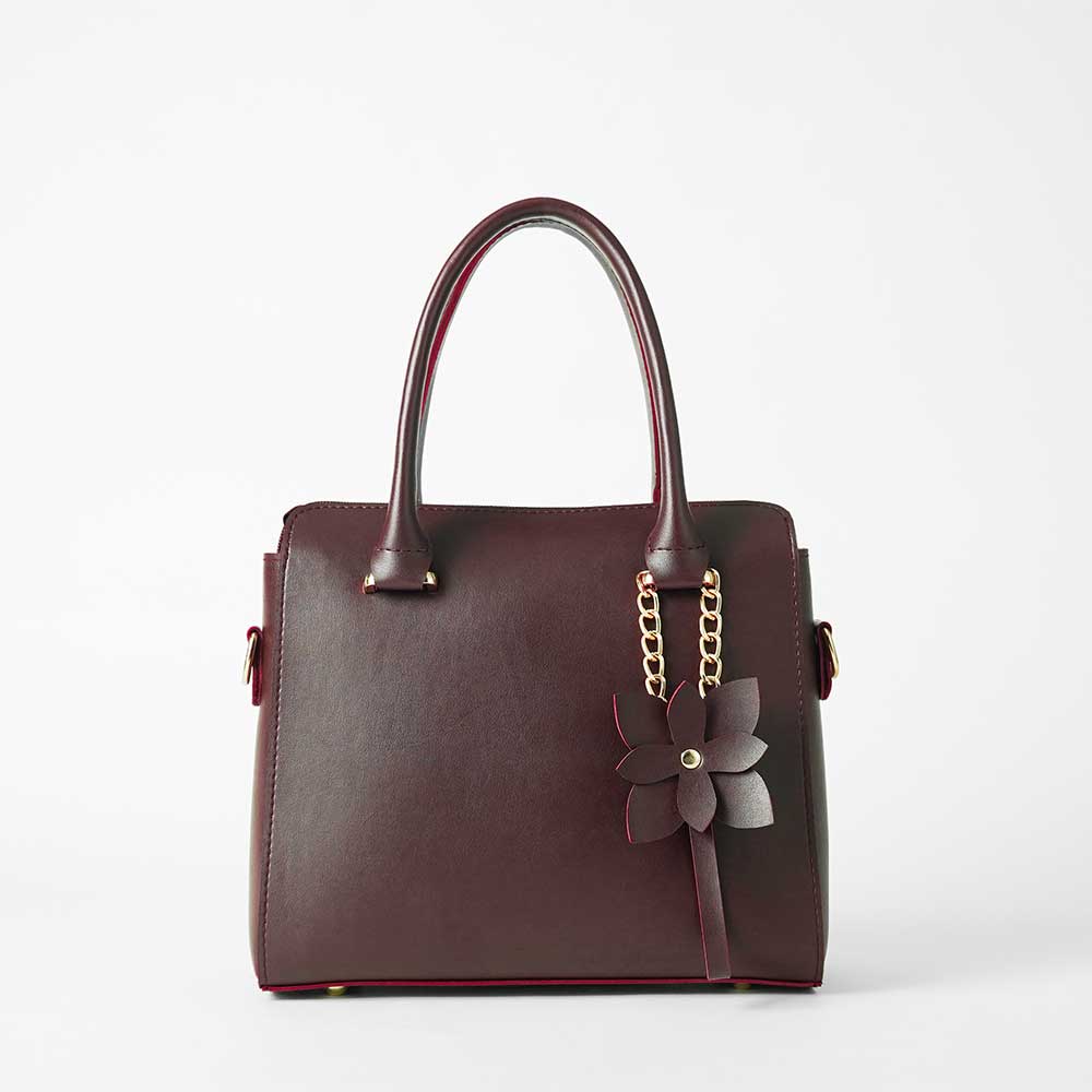 Floweret Bag Maroon - astorebags.pk