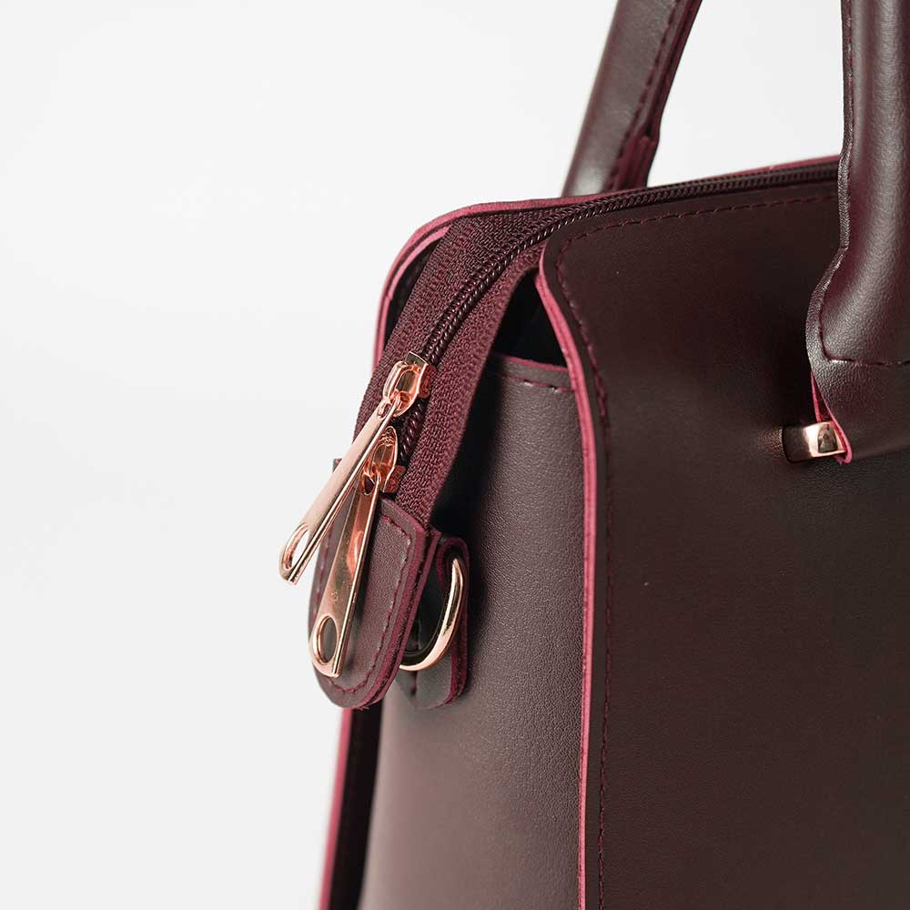 Floweret Bag Maroon - astorebags.pk