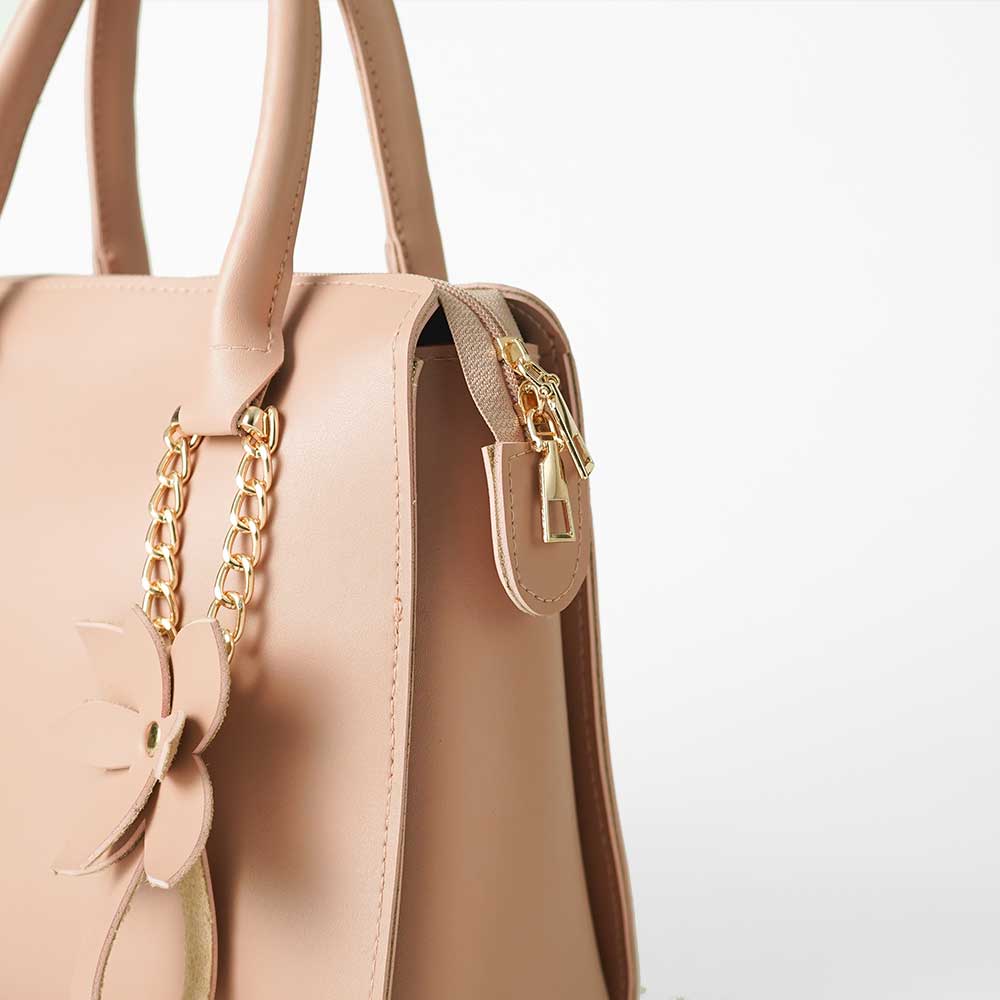 Floweret Bag Peach - astorebags.pk